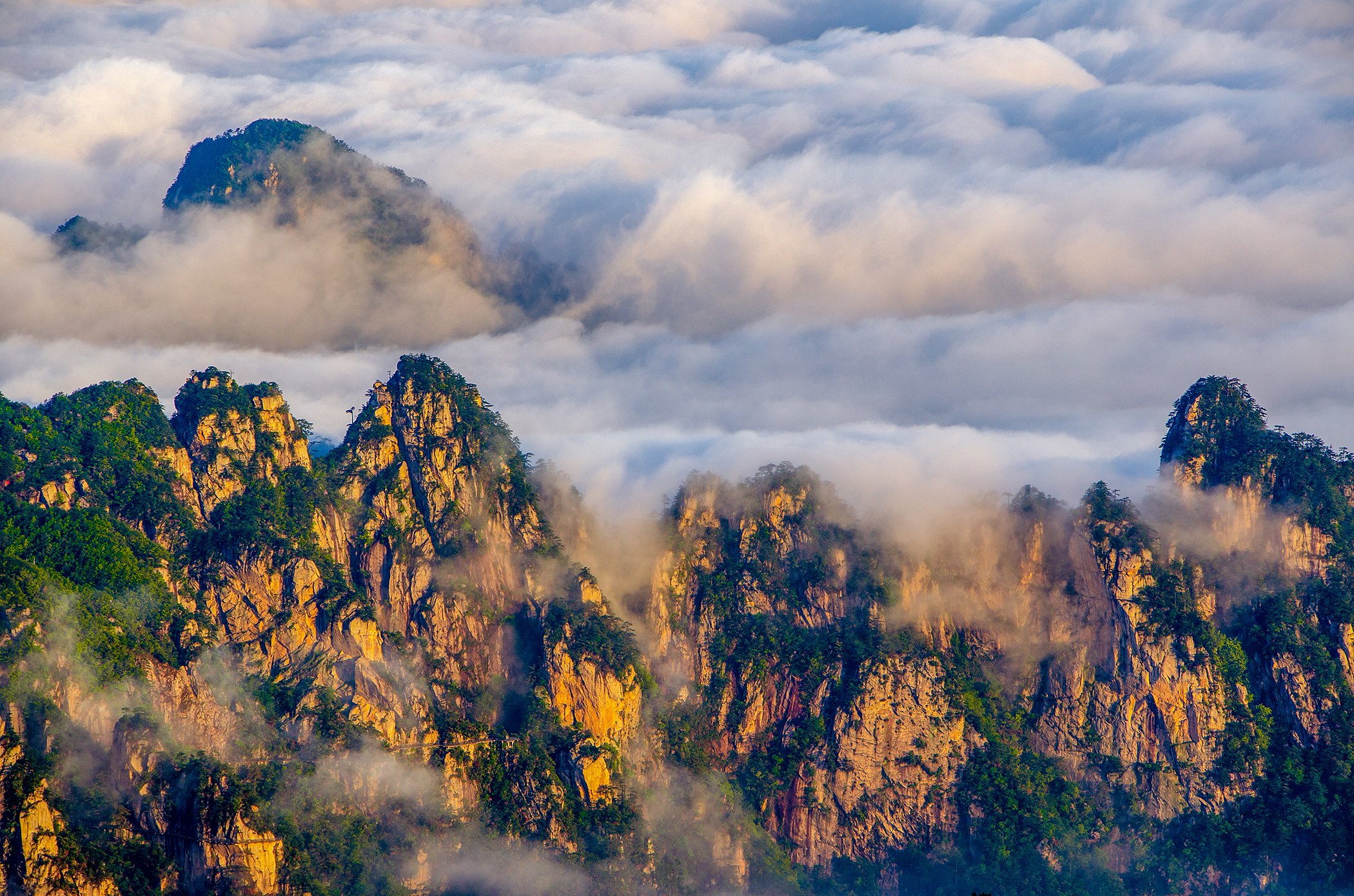 峰林|【风景“浙”独好】马啸岭、清凉峰、明妃七峰、十门峡……登高远望，美不胜收