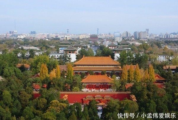 航空|崇祯吊死的景山藏着秘密 航空遥感平面图是一尊打坐神像!