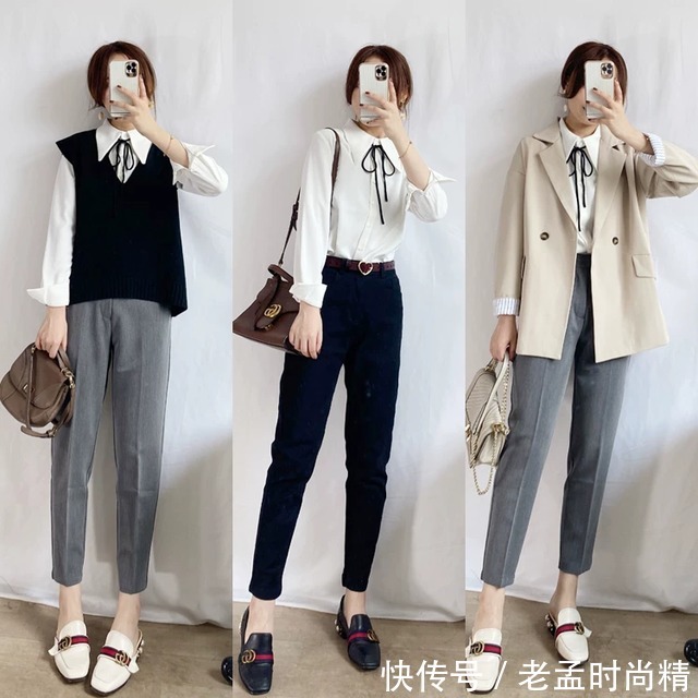西装裤|日常穿搭没头绪?试试这些温柔优雅的日常穿搭吧,洋气时髦显气质