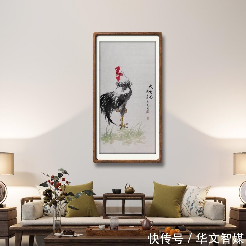 文化$想要吉祥又喜气挂什么,大文创研究院 吴帆 公鸡吉利图 值得一看