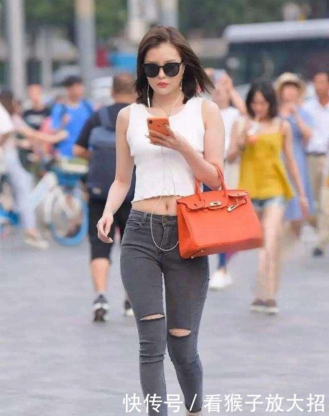 牛仔外套|打底裤尽显甜美风格，搭配美如画，个性魅力尽显