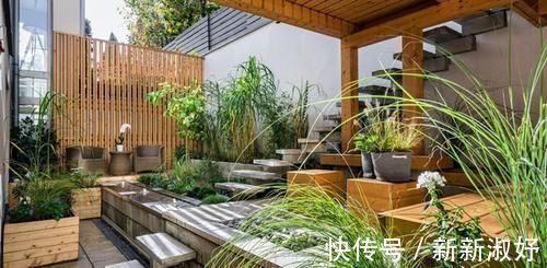 下沉式|一楼带个下沉式庭院,美得像世外桃源!高层只剩下羡慕!