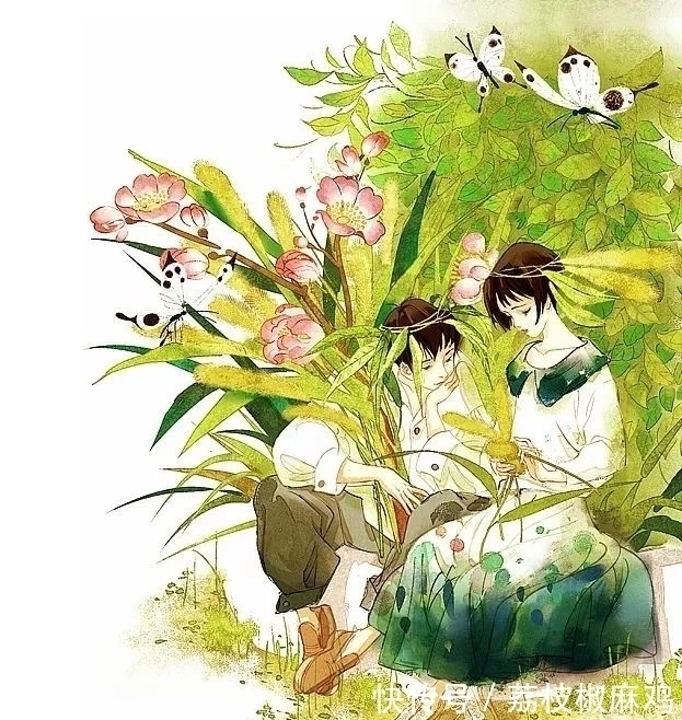 绘画#清华大学才女尧立,她笔下的插画,美到让人窒息