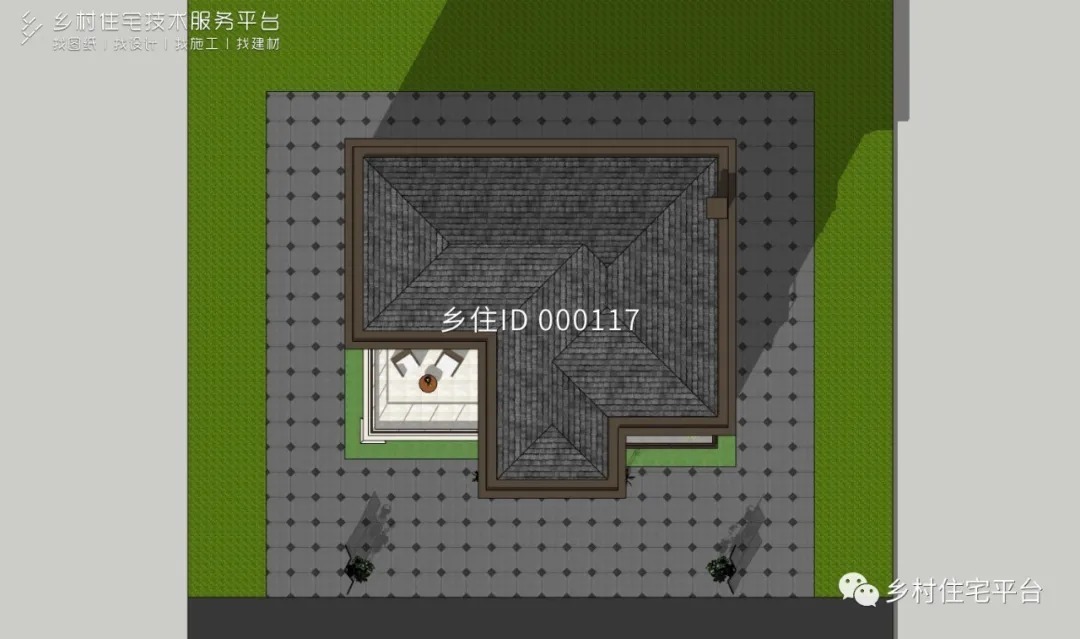 造价|乡住土建造价参考81.2万,面宽13.4m×进深11.9m 三层新中式风格别墅