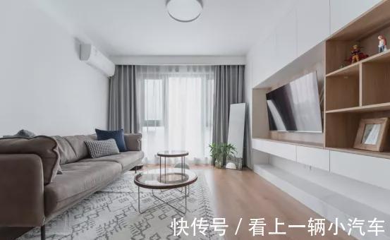 电视墙|80㎡日式户型,玄关、电视墙等亮点多多,快来围观小夫妻居家之道