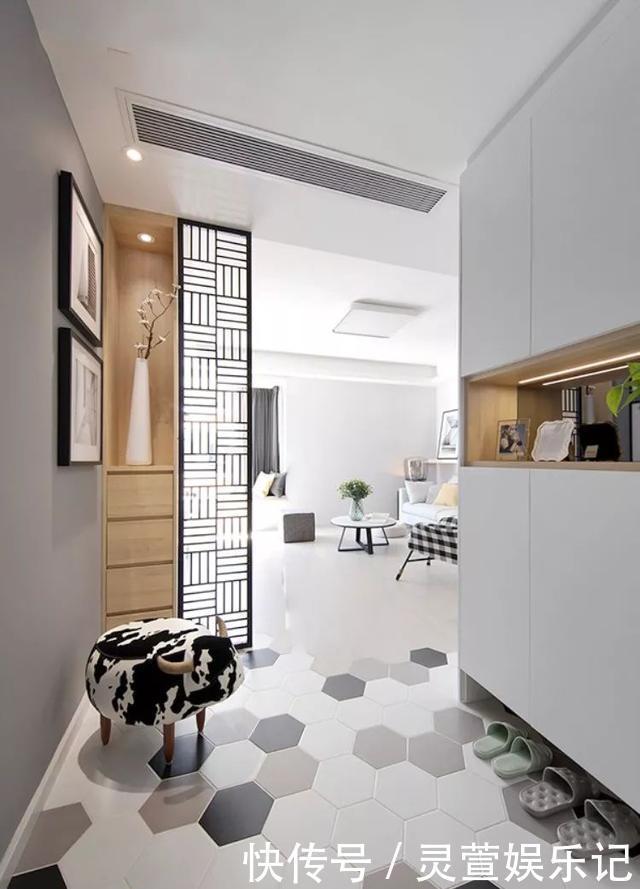 玄关处|等我换房了，玄关不打柜子，学日本人这样设计，干净利落还美观