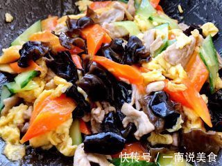 营养丰富的家常菜，木须肉，荤素都有，健康美味下饭，零难度！