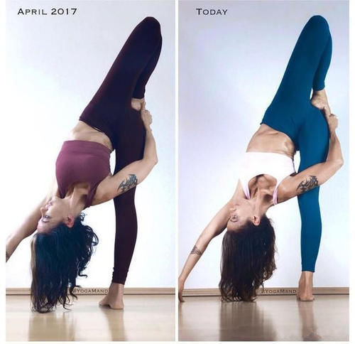 瑜伽|岁月从不败美人,20年始终坚持瑜伽,惊艳了时光,活出了自信!