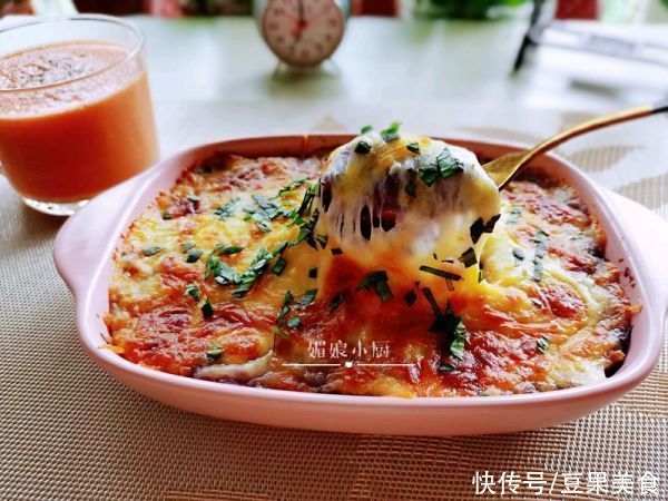 安佳|#安佳马苏里拉芝士挑战赛#芝士焗紫土豆
