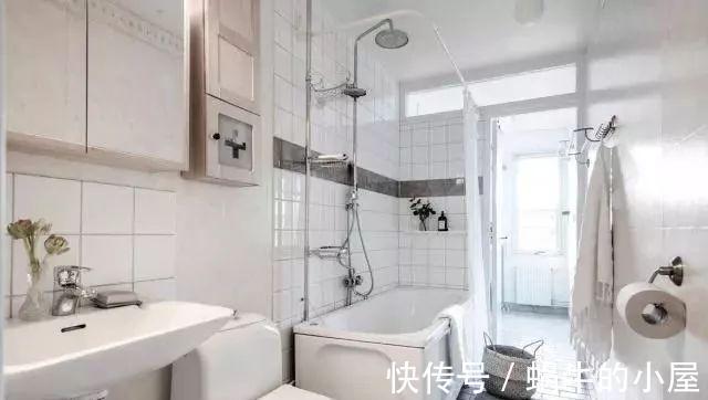 电视柜|76平小户型，卫生间里砌墙，立马多一间房，太实用了