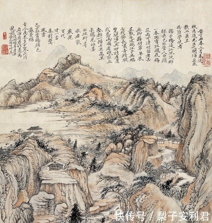 绘画$石涛画论:书与画同出,画取形,书取象;画取多,书取少!