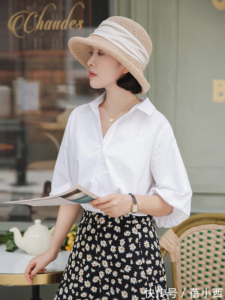 白衬衫|时髦!高级!简约!早秋“白衬衫”一衣多穿搭配,我都帮你选好了