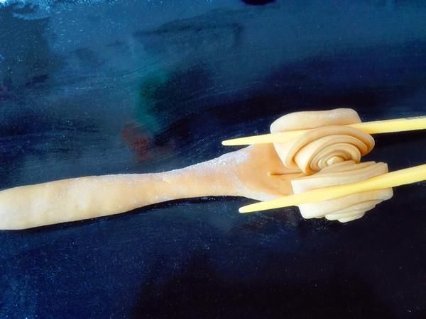 发酵|南瓜心形花卷(一次发酵)