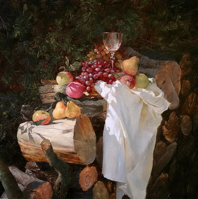 喀拉刨柯#乌克兰画家喀拉刨柯唯美油画,看了真享受!