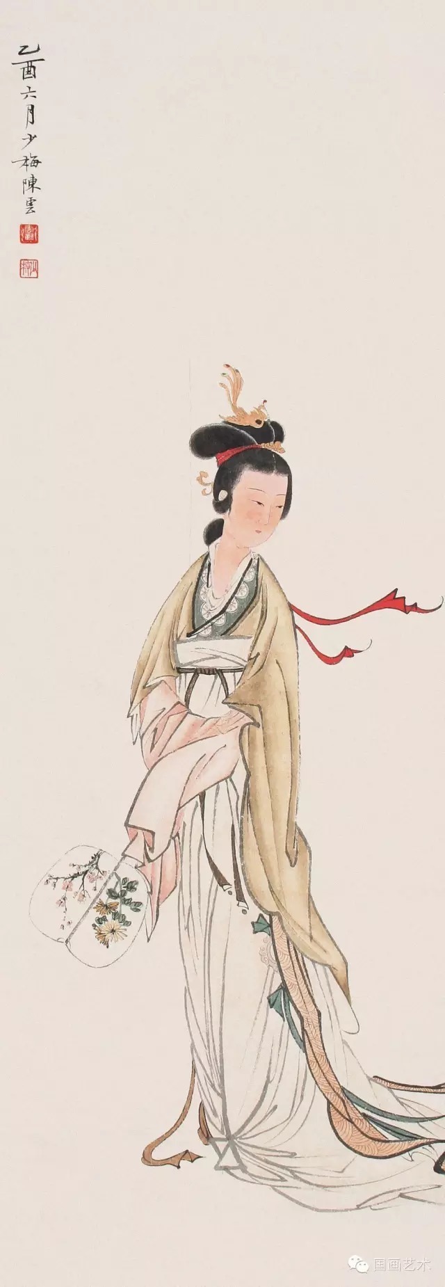 范本$怎样学习古代仕女画?