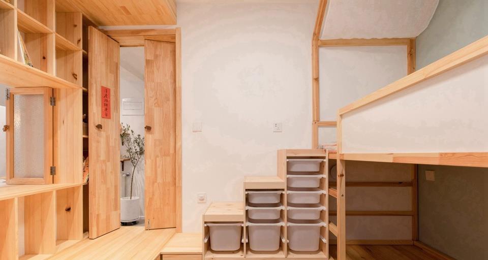 空间|45㎡小户型学区房,爆改后“小中见大”,整个家被一眼望穿