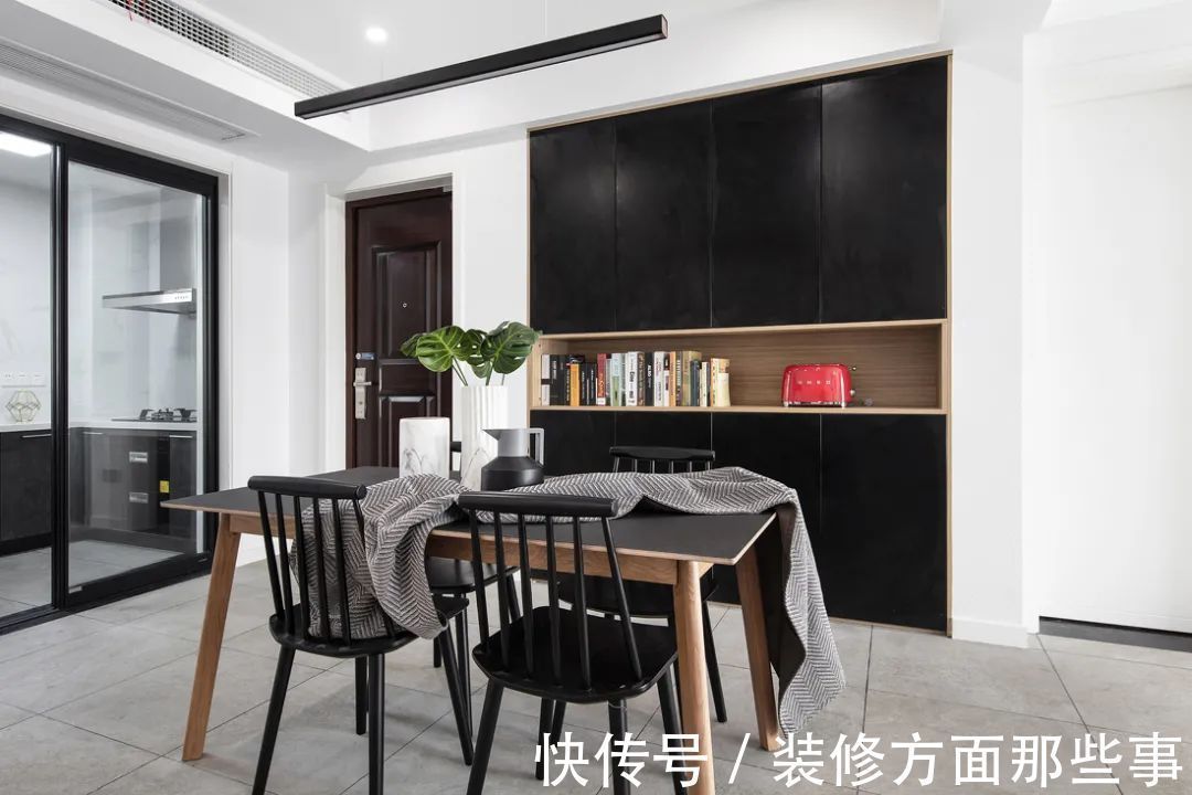 餐厅|16个餐厅边柜实拍图,实用又好看的设计