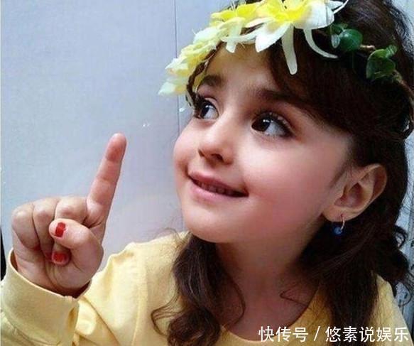 基因|8岁小女孩颜值逆天,看了爸爸得长相才发现基因真的很重要!