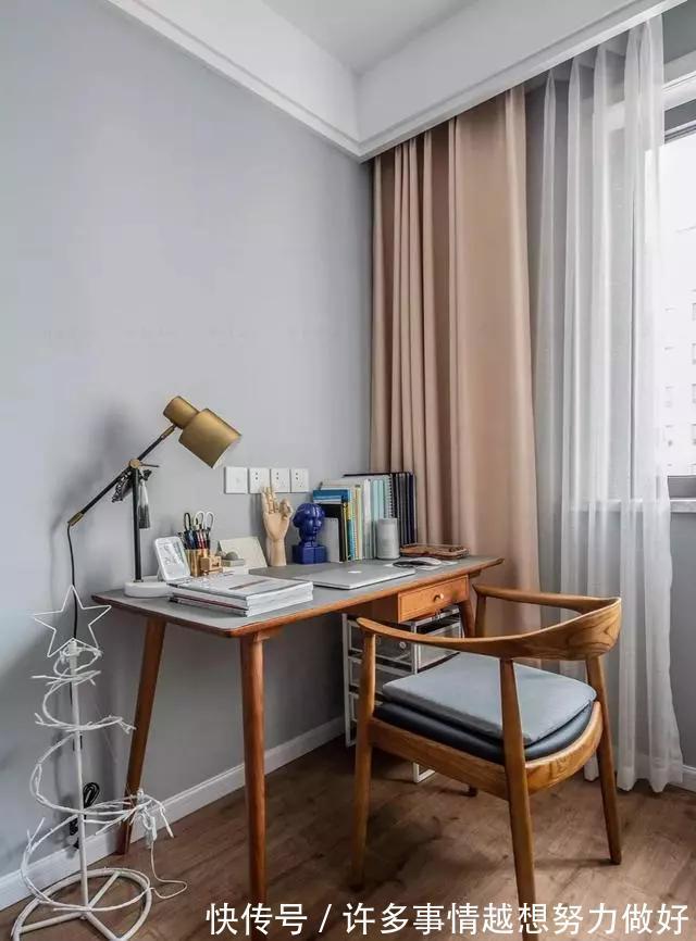 浅灰色|89平简约三室,老公坚持一进门设隔断,多出一个独立玄关