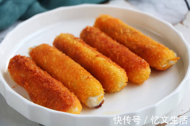 山药|糯米粉这样做才好吃,不油炸不水煮,当零食又当早餐,上桌就光盘