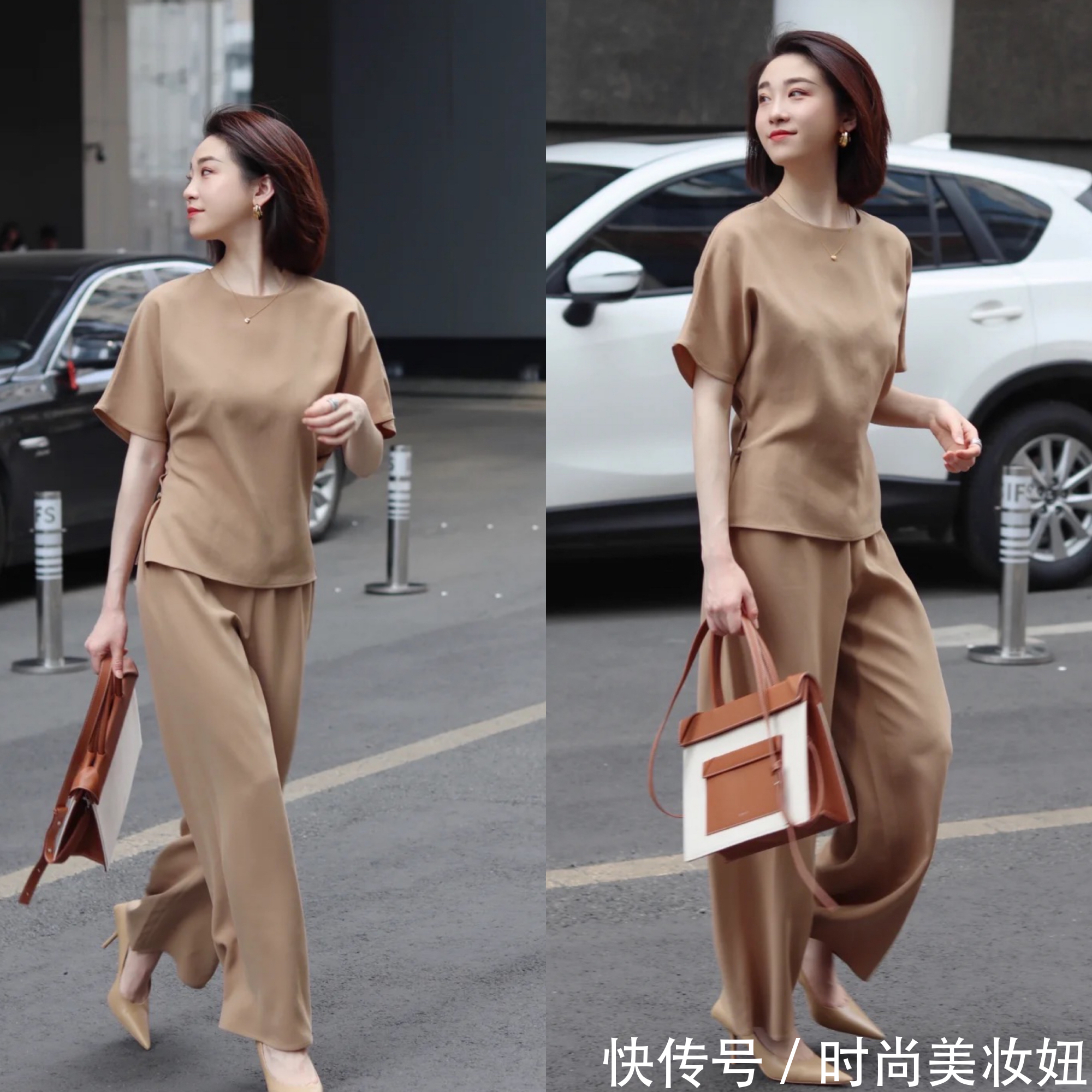 色系|真正见过世面的女人，穿衣喜欢极简搭配，不费力的“高级感”