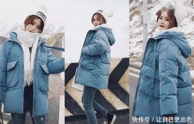 小个子想要超高回头率!羽绒服+烟管裤气场堪比1米8,美得任性!