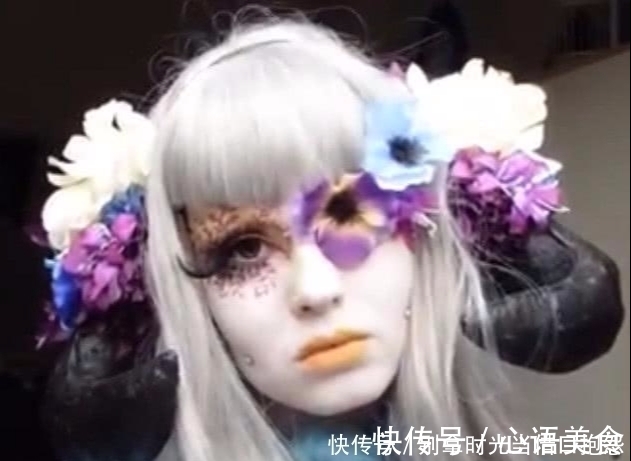 甜美|神奇的化妆艺术，甜美小姐姐变身魔族公主，网友：脸上会生花