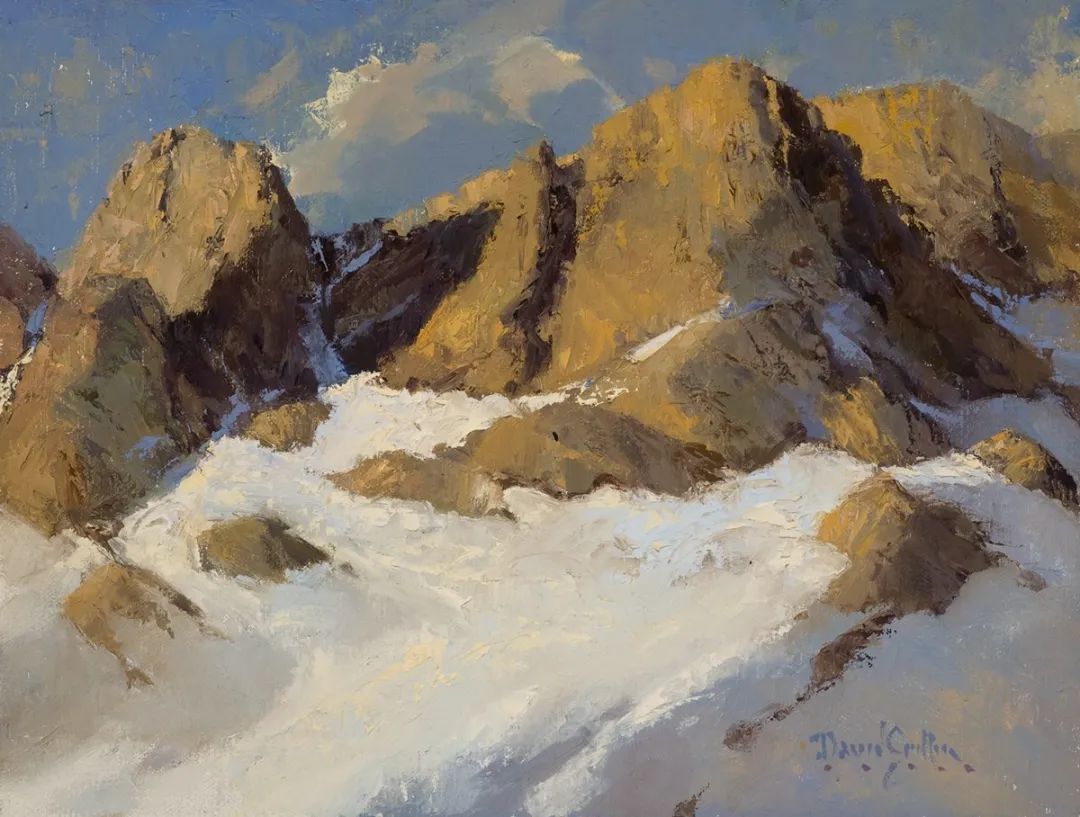 德克萨斯州#大卫·格里芬的风景油画高清图,放大看,更迷人