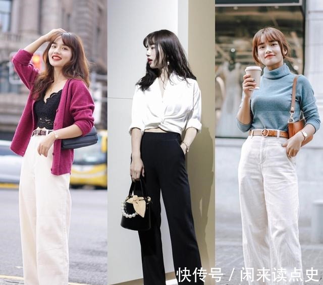 搭配 身高155,却成了小个子穿衣标杆,这位博主的拖地裤穿搭适合照搬!