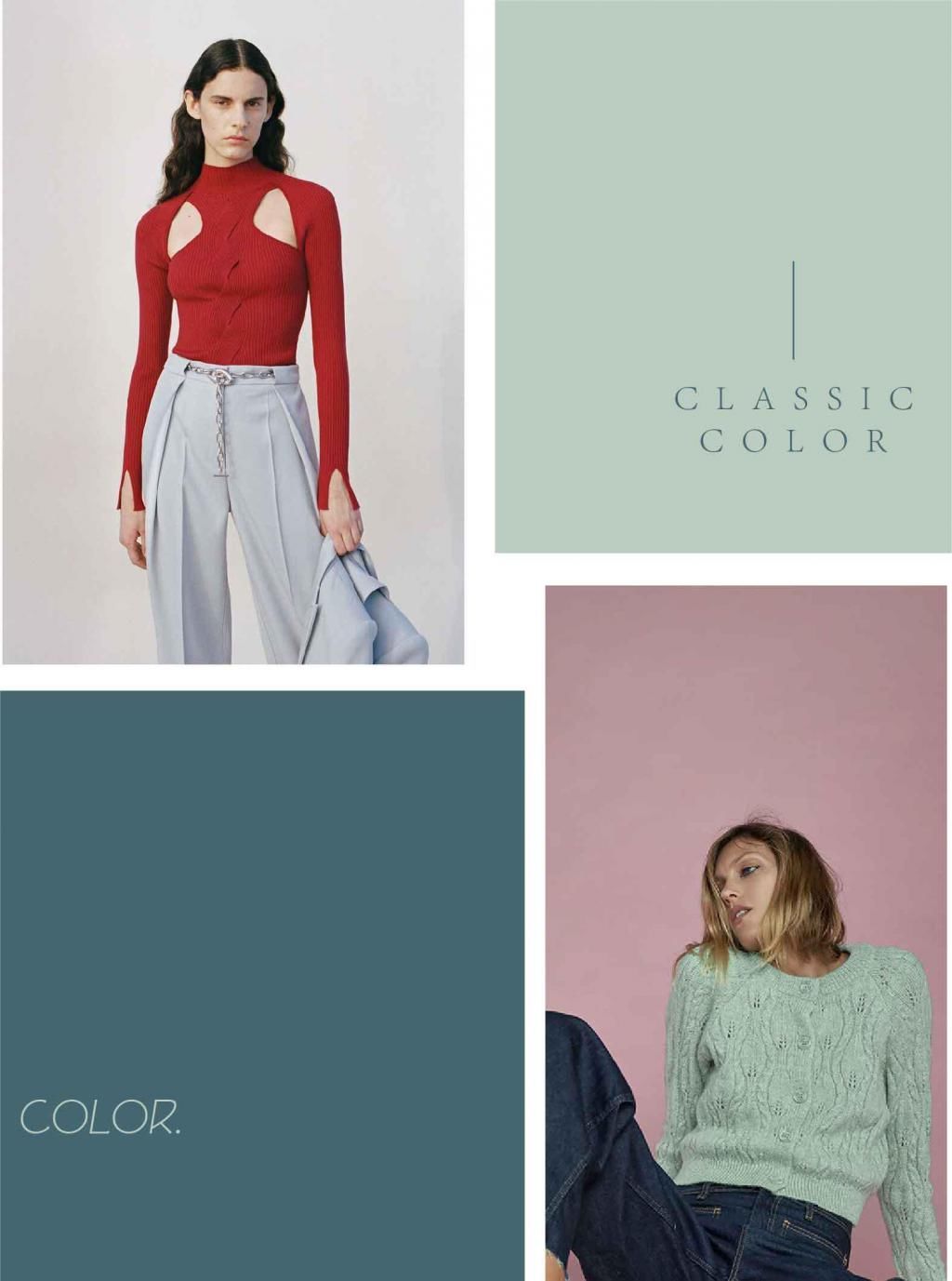 开春赶紧告别黑白灰，彩色毛衣有春日feeling，减龄又清新