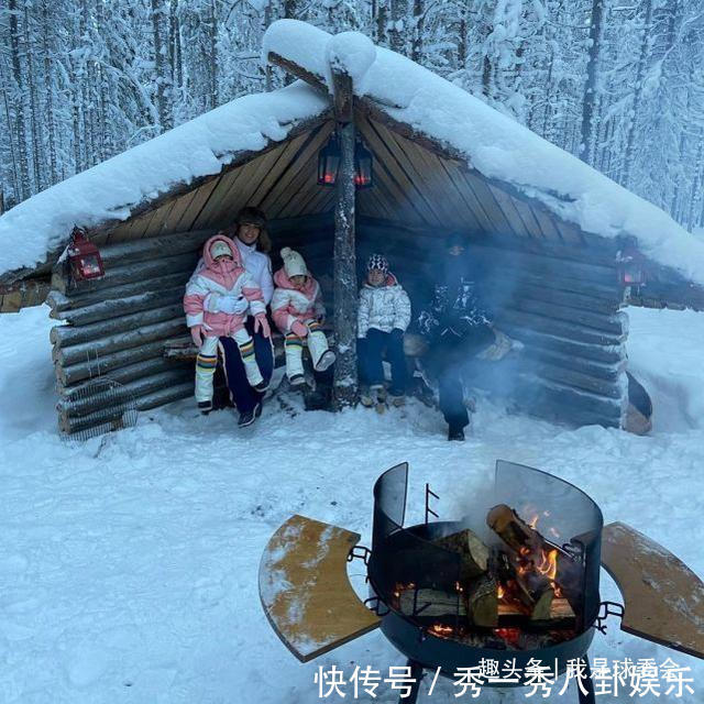 阿休娜|C罗女友带4孩子去北极度假乔妹孕肚愈发明显，迷你罗懂事照顾