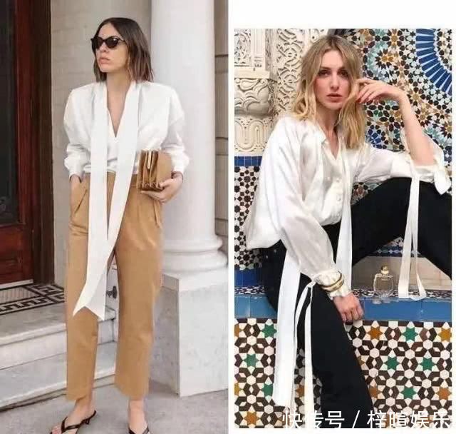 时尚穿搭衬衫+裤子=2020春夏正流行,超超超超超时髦