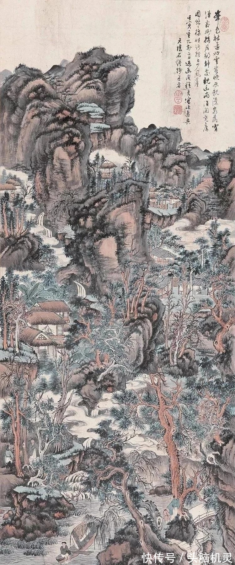 山水画史#苍幽深邃|蓬头垢面的山水画