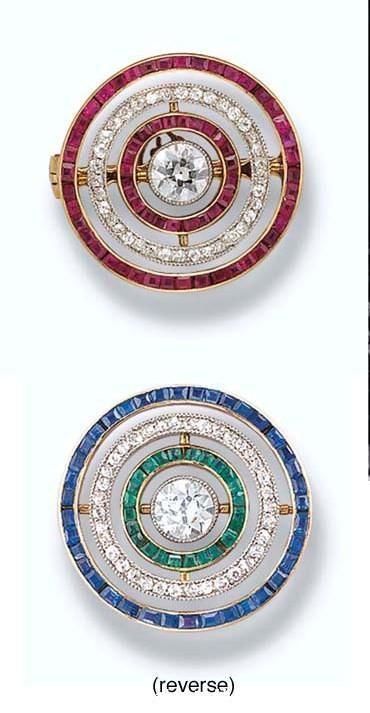 戒指#玛格丽特的那些红宝石首饰,此戒指被出售两次,是公主亲自设计的