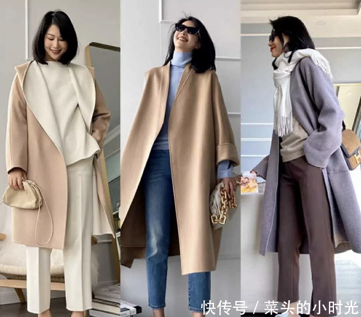 成熟女性穿衣有质感，要注重颜色的搭配，简简单单才最高级