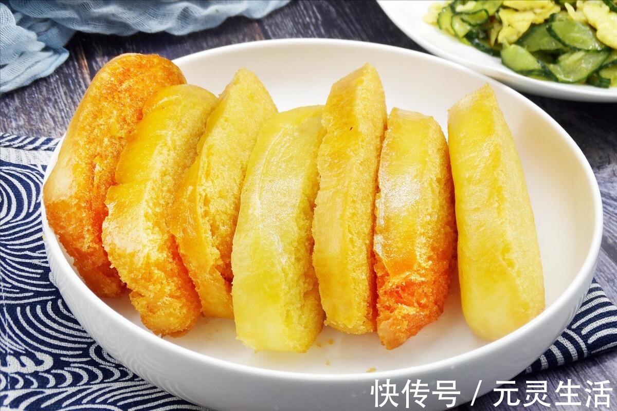 盐水|炸馒头片直接裹蛋液难怪吃着很油腻，多加1步，外酥里嫩不吸油