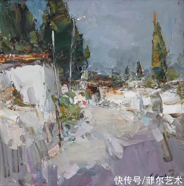 艺术学院&粗犷笔触，大块色彩~乌克兰画家伊诺泽姆采夫油画作品欣赏