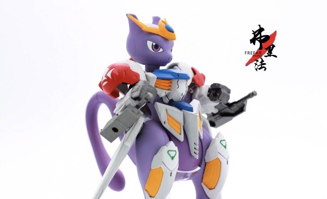 精灵宝可梦混搭高达佳作,超梦巴巴托斯