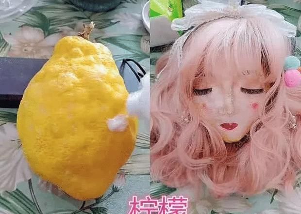 西瓜|水果也能“化妆”西瓜一般,柚子太惊艳,看到柠檬把手寄过来