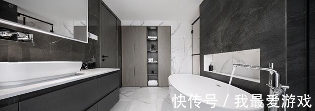 原木质感|230㎡复式轻奢，原木质感背景墙的温馨、时尚与简约！