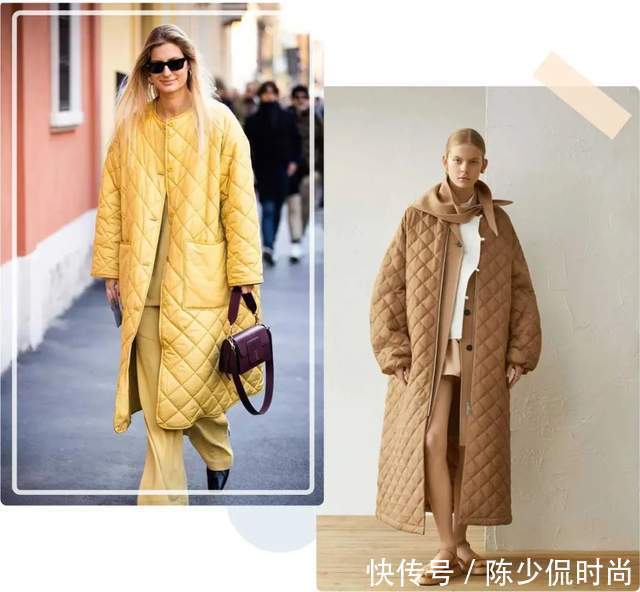 秋冬|普通的羽绒服已经过时了!今秋冬“绗缝棉服”,保暖且不臃肿