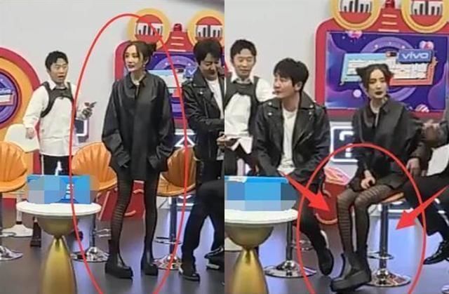 王牌对王牌|腿精杨幂无滤镜参加《王牌对王牌》,筷子腿竟然和椅脚一样细