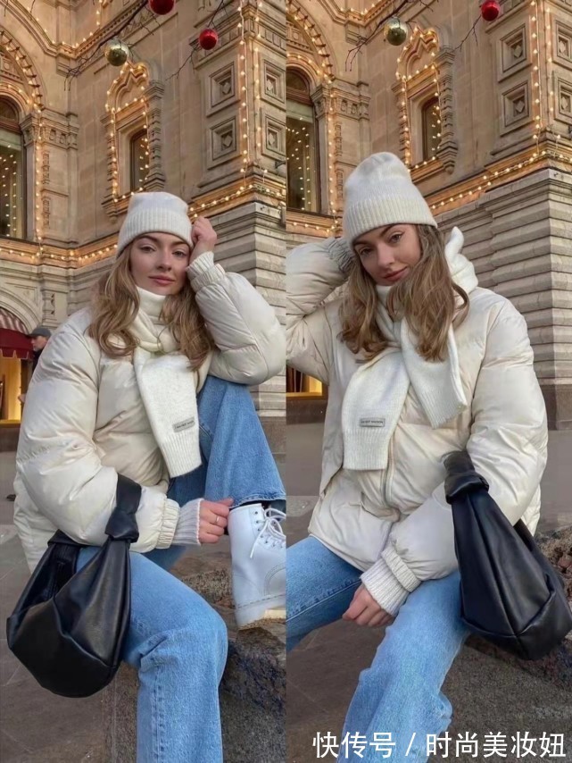 长筒靴 原来“羽绒服”也可以这么洋气,跟时尚博主学穿搭,时髦过新年