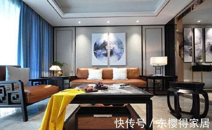 四房|208平米现代中式四房，进屋就看呆，全屋高端大气上档次，太赞了