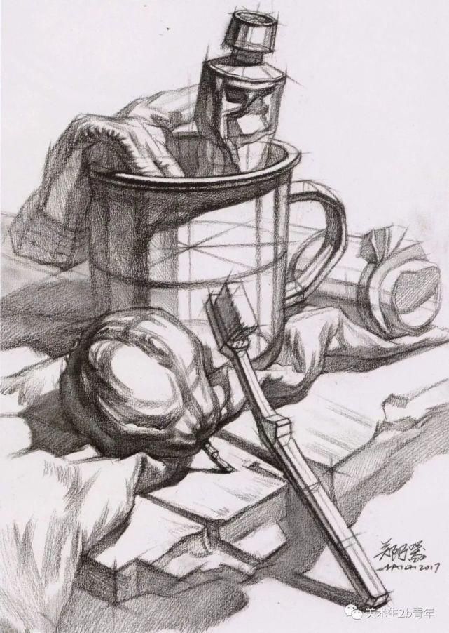 结构$画素描结构那么枯燥为什么还要画?这样想你就错了?