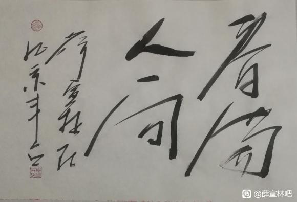 薛宣林@艺术家要以祖国为重。要时刻想到祖国,要报效祖国。不要患得患失。