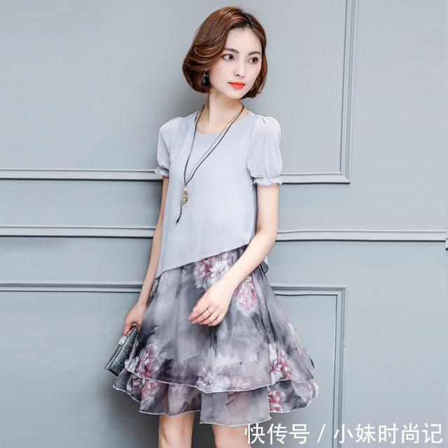 时尚|精致时尚大码裙,胖女人的夏季福音,显瘦显年轻