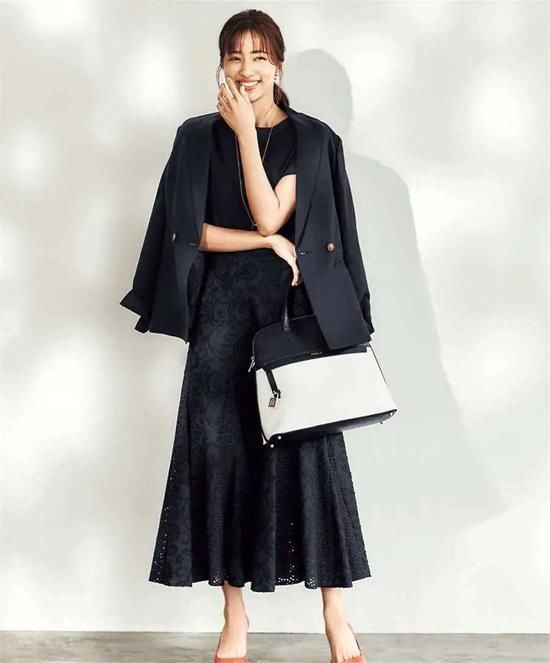 蕾丝裙搭配外套！春天应该这样穿