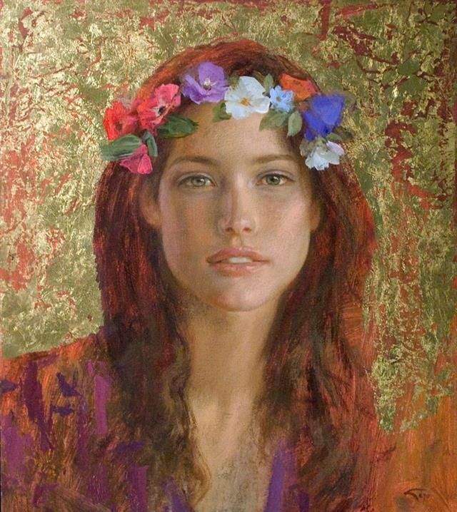 班牙!美丽的西班牙女郎英国浪漫主义画家女性人物油画欣赏