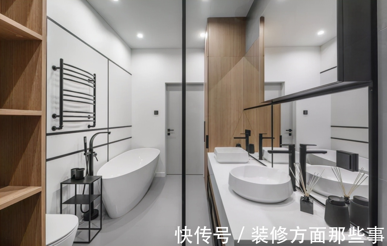 简约|90平灰色调与木质感结合的现代简约风，就是有设计感